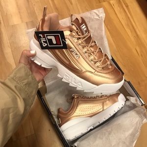 FILA Disruptor II Premium metallic